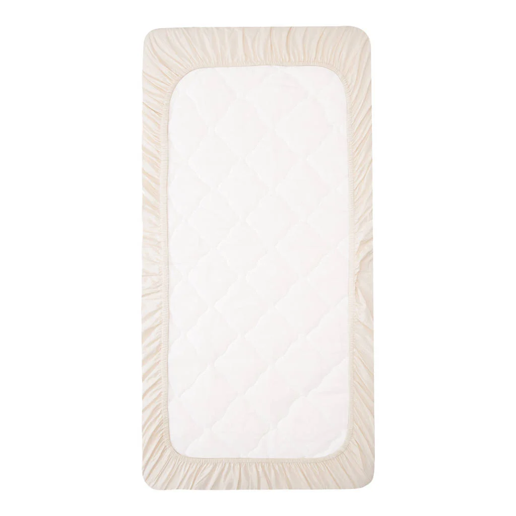 ledikant hoeslaken Off White
