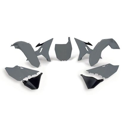 Kit plastiques R-tech 6 p gris quant - Gris