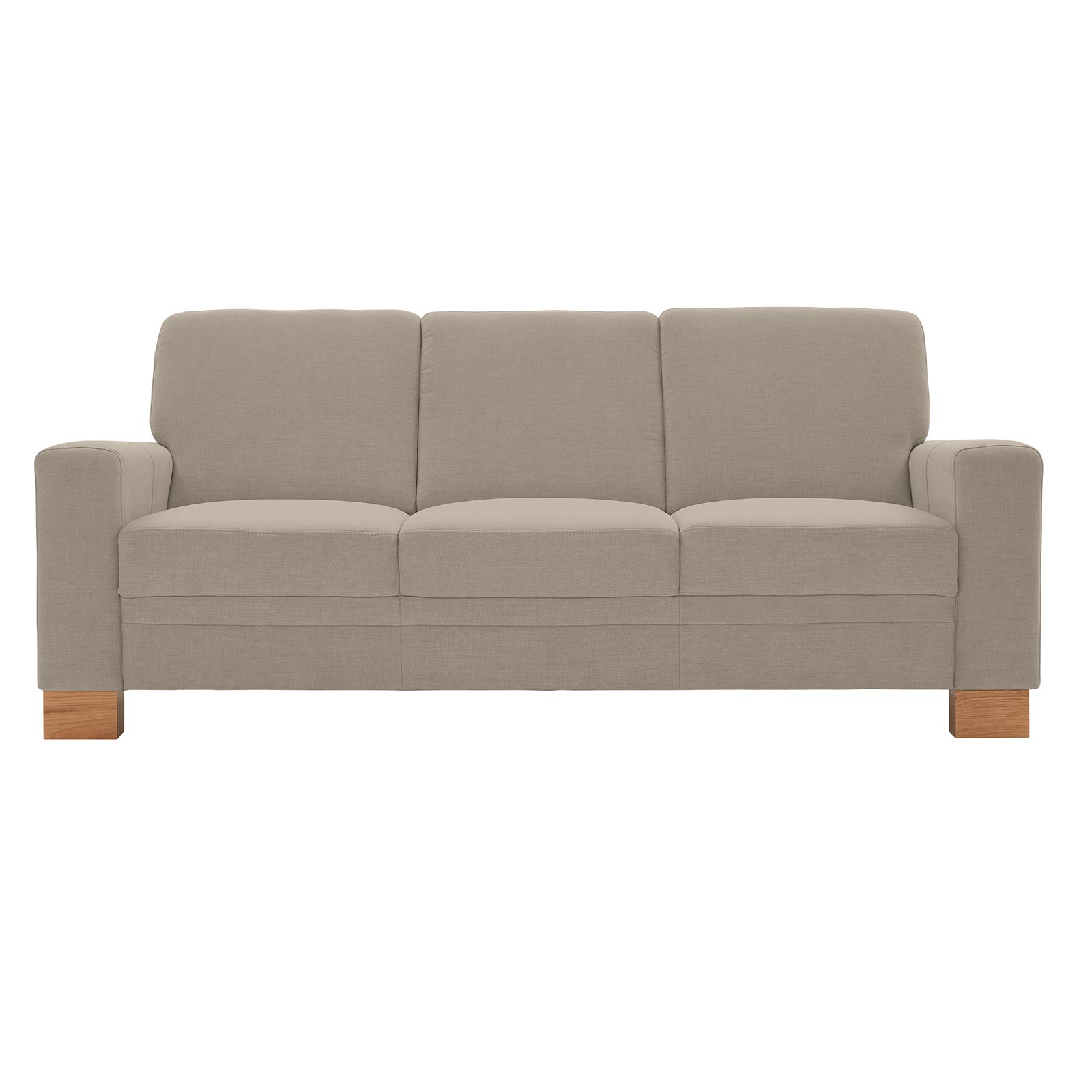 polsterpower 3-Sitzer-Sofa - Miro grau - Basismodell