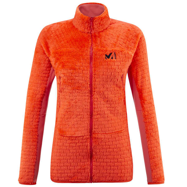 Veste polaire randonnée MILLET FUSION LINES LOFT JKT W CORAL CHROME