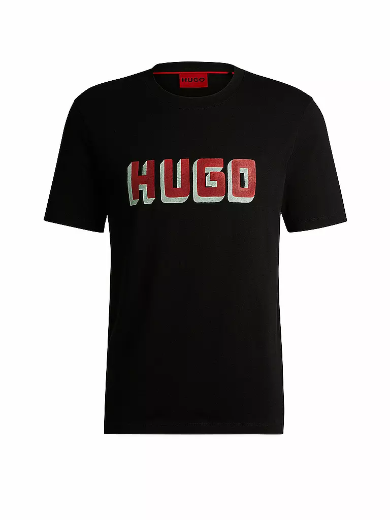 HUGO T-Shirt DAQERIO schwarz