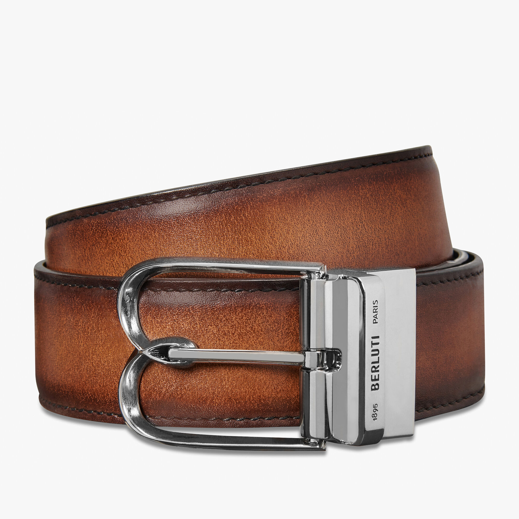 Ceinture 35 MM En Cuir Venezia Scritto