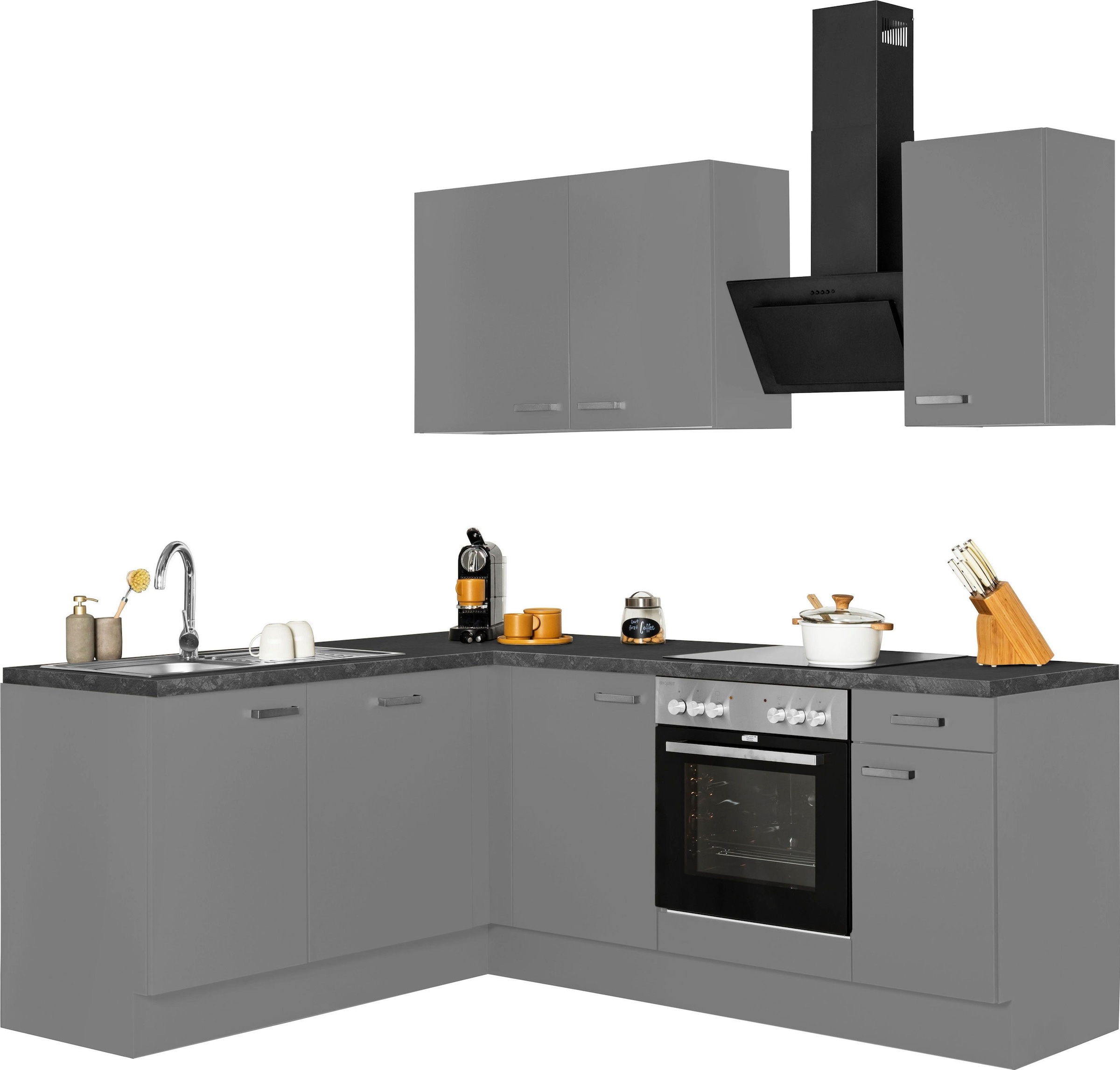 OPTIFIT Winkelküche »Parma« ohne E-Geräte, Stellbreite 215x175 cm