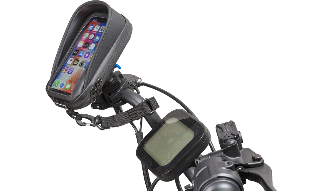 Smartphone taske med skygge, universal til styr