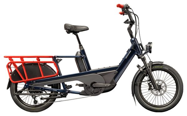 Vélo Cargo Longtail Électrique Cannondale Cargowagen Neo 1 Enviolo HD 725Wh 20'' Bleu