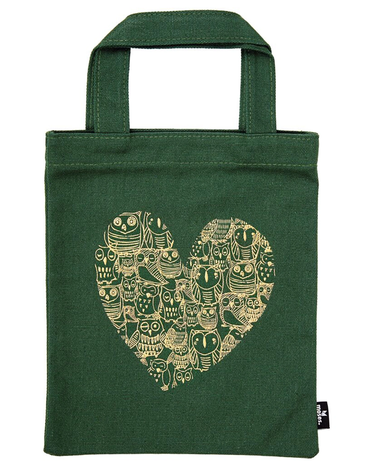 Büchertasche EULENHERZ (20x24)