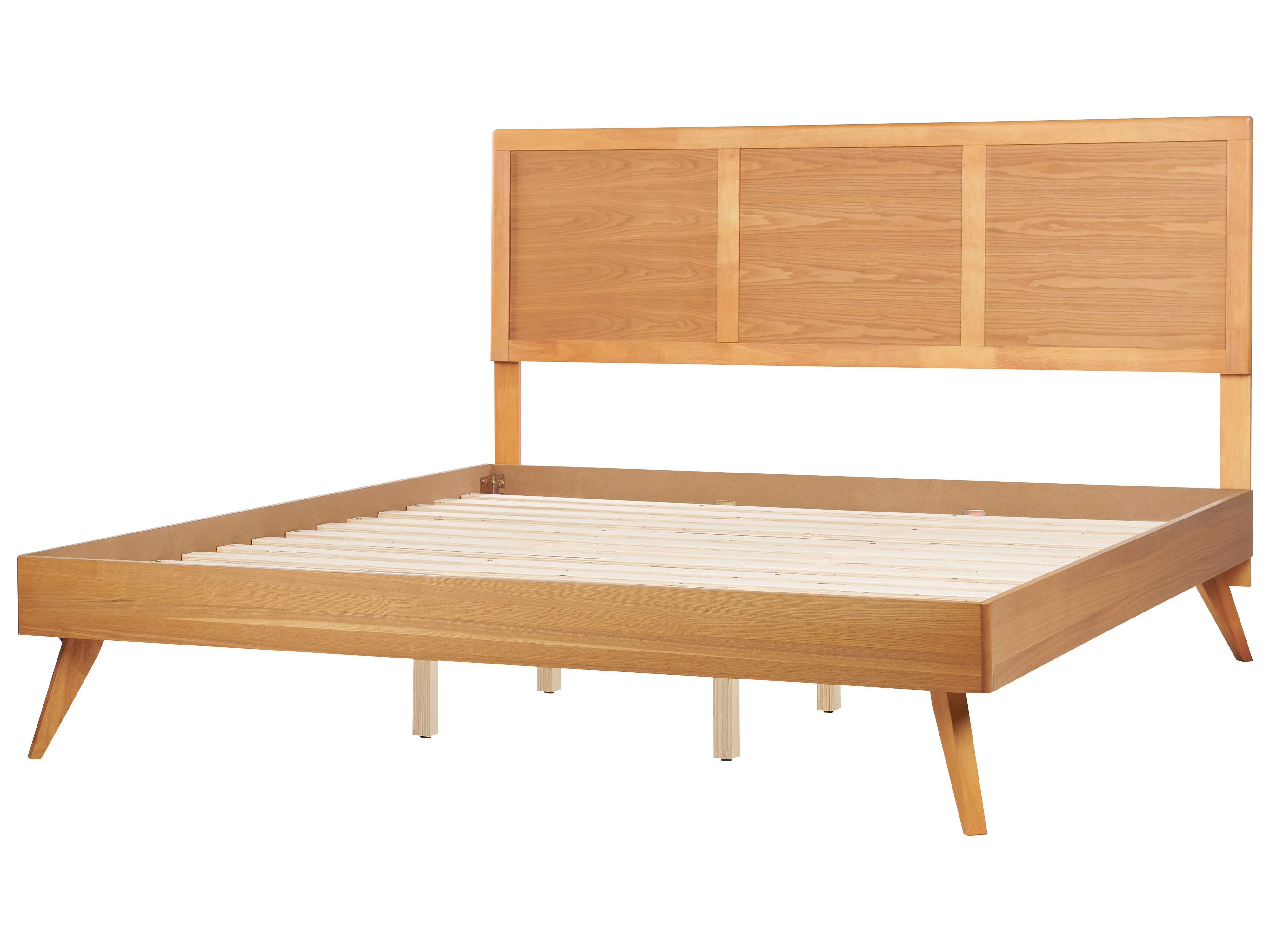 Bed ISTRES 180 x 200 cm Natuurlijk essenhout