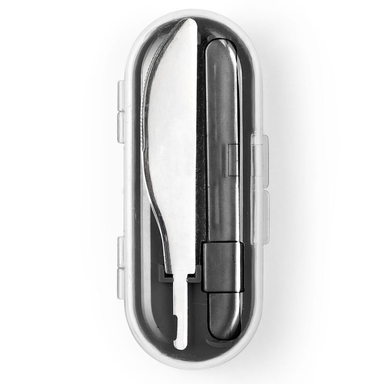 Livoo Set de couverts démontable transparent