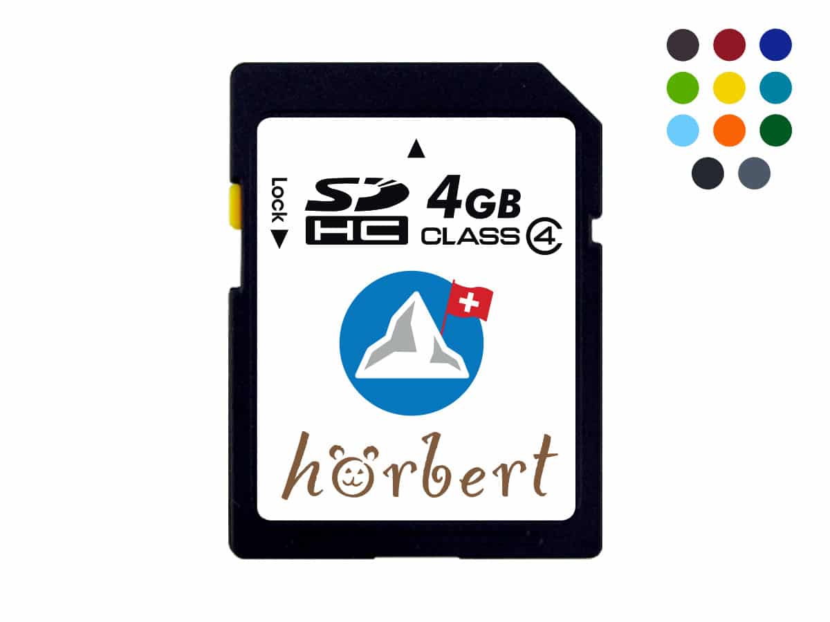 Speicherkarte für hörbert – Matterhorn (schwizerdütsch)