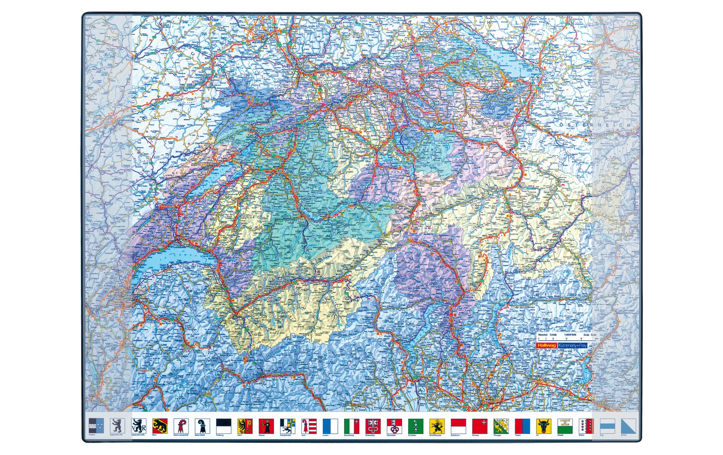 HANSA Schreibtischunterlage »PP GeoPad 65x50cm«