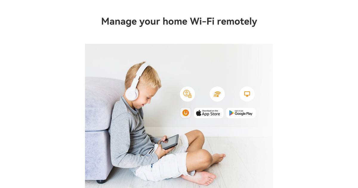 ImouHX21 AX3000 Dual-Band Wi-Fi 6 router, 2 pack  (Wit, Mesh)