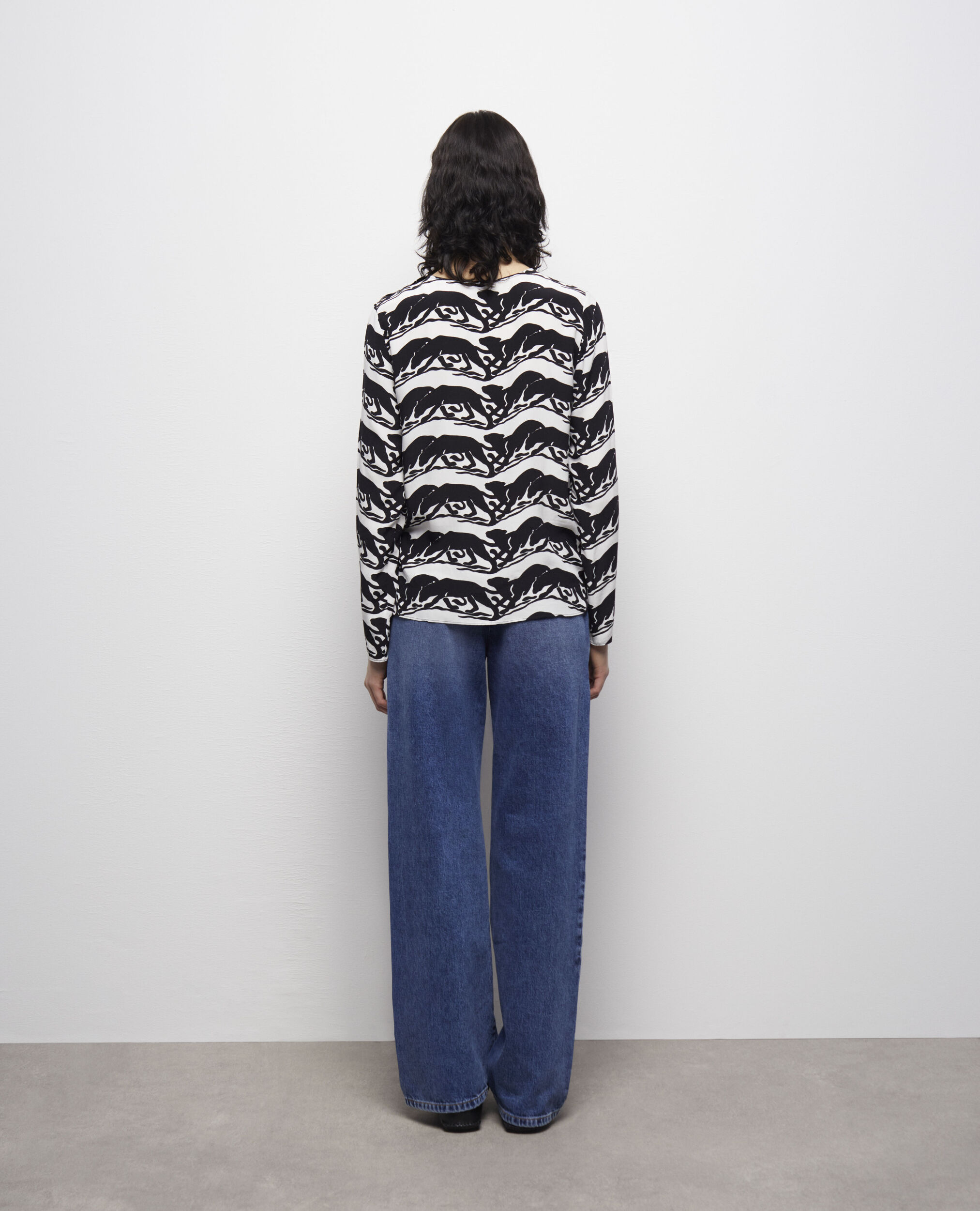 Blouse imprimé panthère