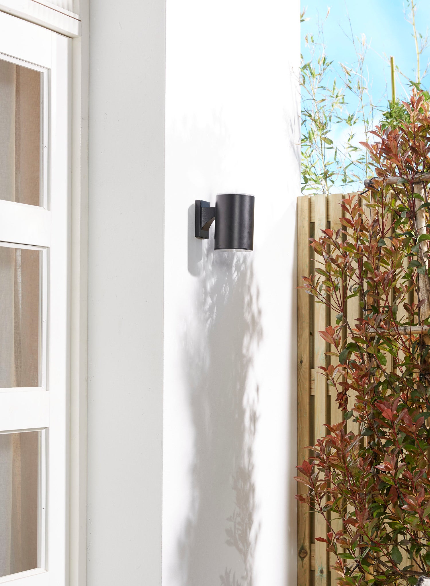 Luxform solar wandlamp Ohio zwart 16,5 x 10,7 x 15 cm