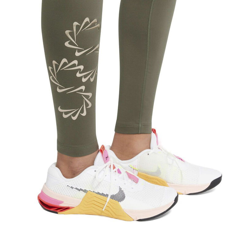 Nike Therma FIT One Mid Rise tights Grøn