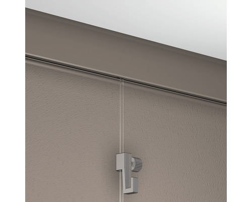 Schilderijrail All-In-One Click Rail 2 m witte primer