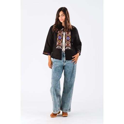 Lollys Laundry Indra Jakke, Washed Black, L