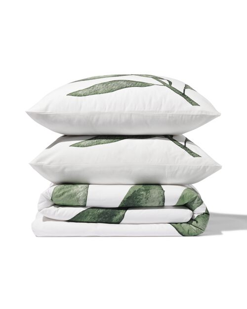 housse de couette en coton doux 200x200/220 branche d’olivier