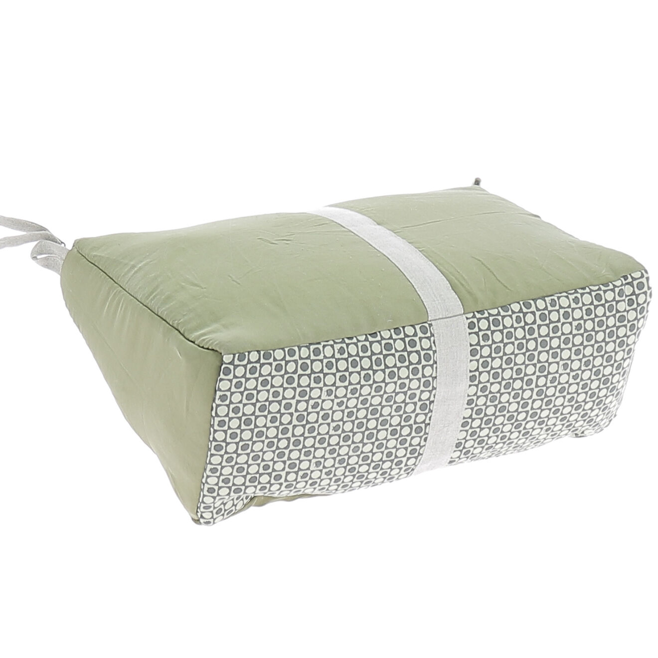 En Fil d'Indienne Trousse de toilette XL Soie kaki - 34x22x15 cm