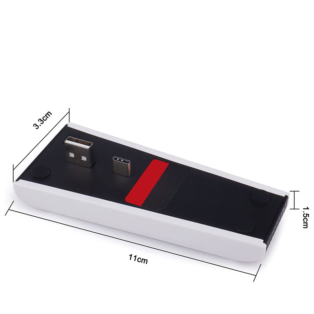 Sony Playstation PS5 USB A / USB C Multiport Adapter Hub mit 5x USB A / USB C Erweiterung - Weiss / Schwarz