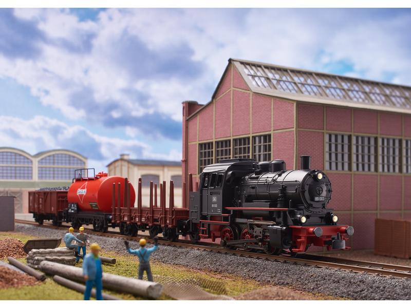 Märklin Startpackung Güterzug mit BR 89.0, H0, AC Modelleisenbahn Digital-Startpackung mit Digital-Decoder mfx