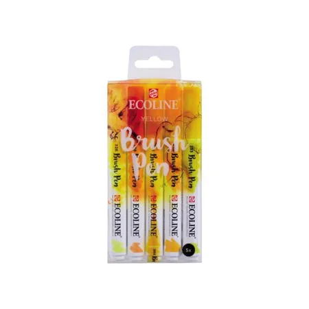 Royal Talens Ecoline Brushpen Gelbtöne, 5-teilig