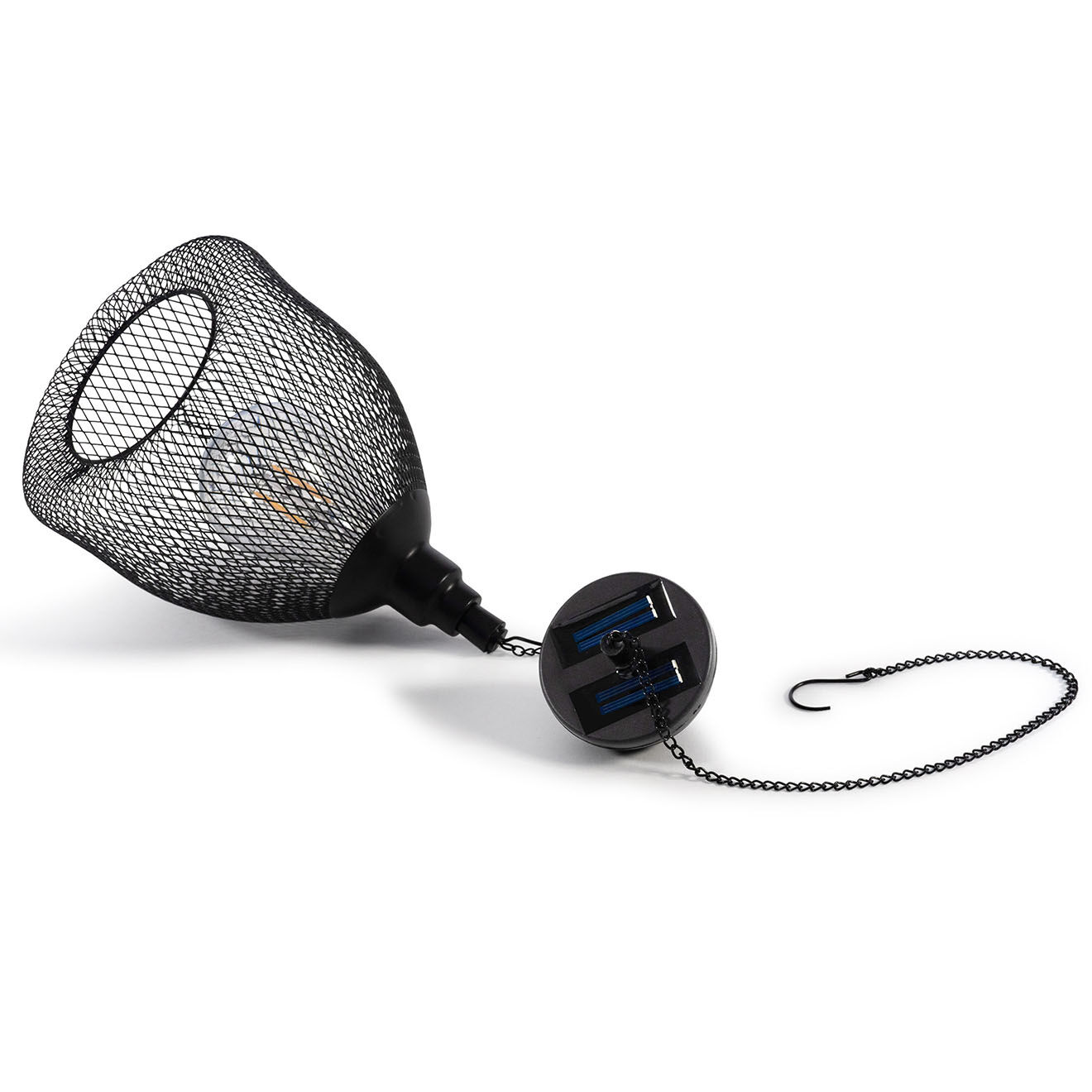 Idomya Suspension filaire noire - 28xD.18 cm