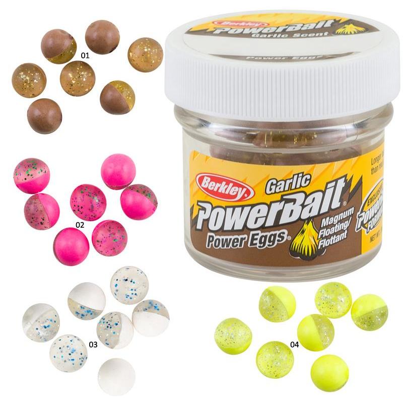 Appat Berkley Powerbait Floating Eggs Garlic - Par 40