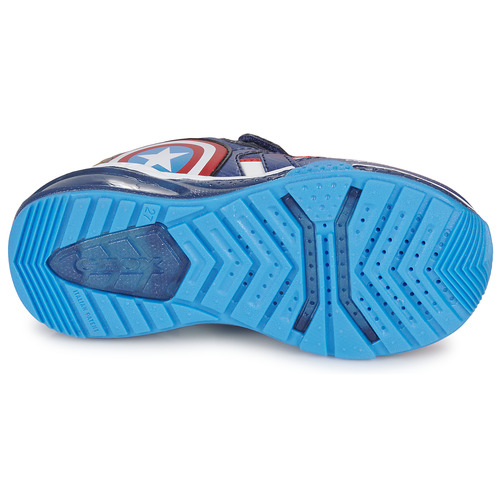 Geox - J BAYONYC BOY C - Bleu / Rouge