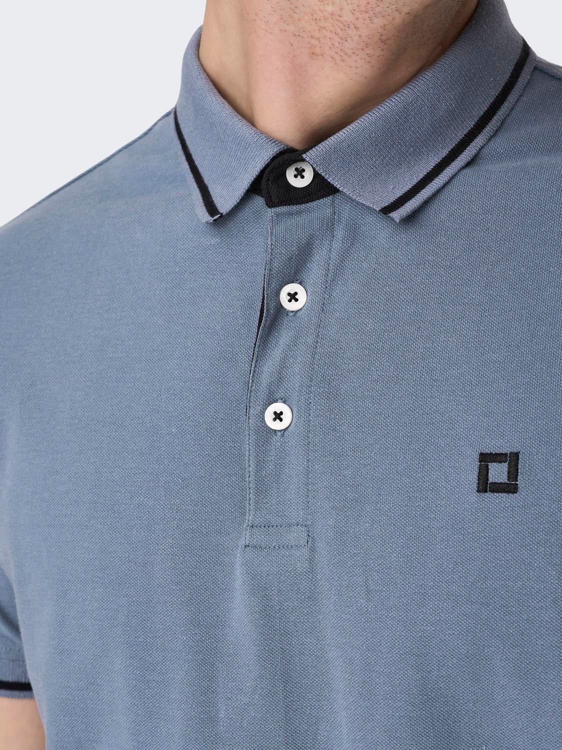 ONSFLETCHER Polo Flint Stone