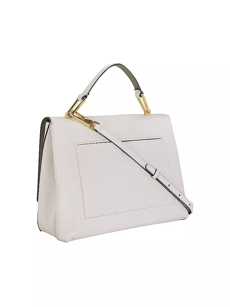 COCCINELLE Ledertasche - Henkeltasche LIYA creme