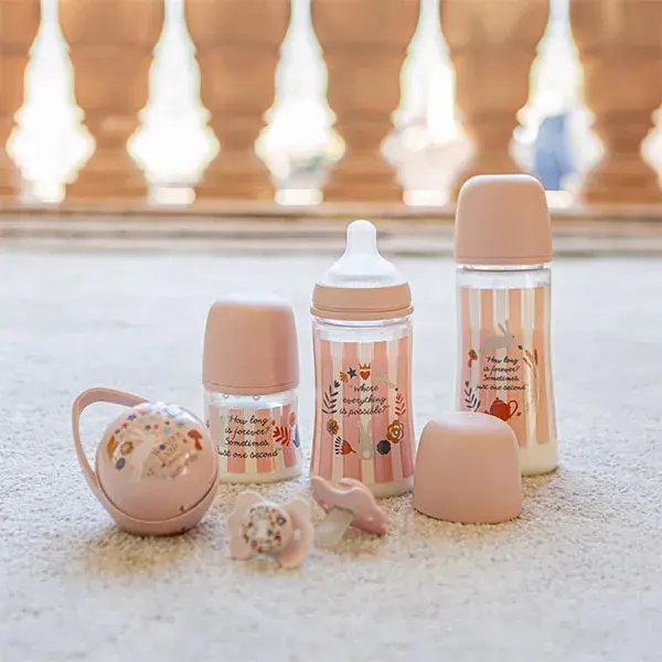 Suavinex, Wonderland, Porte sucette Duo - Wonderland Rose