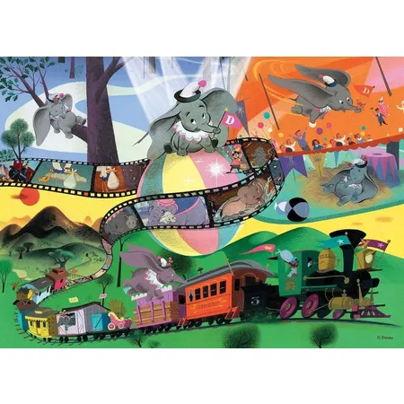 Jumbo Spiele Puzzle - Disney Classic Collection, Dumbo, 1000 Teile