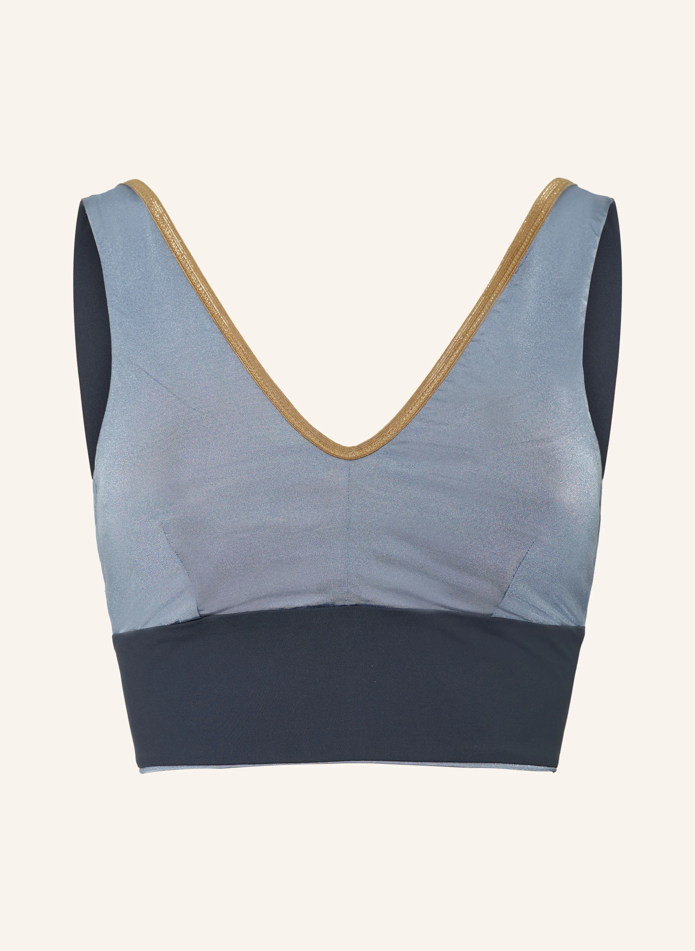 MYMARINI Bustier-Bikini-Top YOGA TOP SHINE zum Wenden mit UV-Schutz 50+