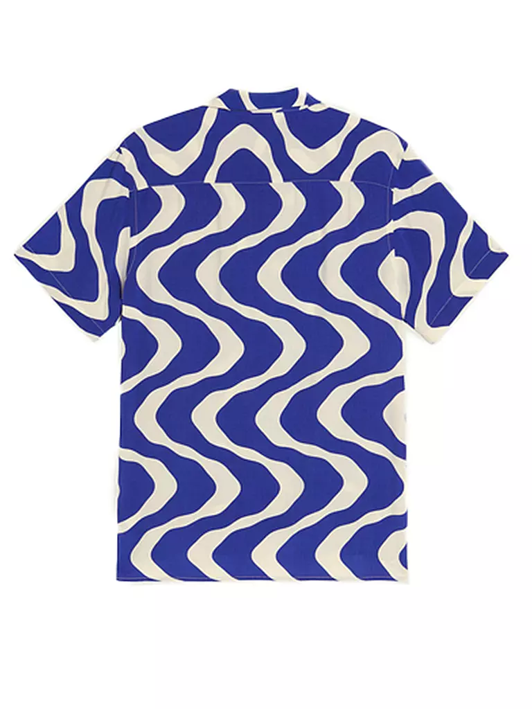 OAS Hemd BLUE RIPPLING blau