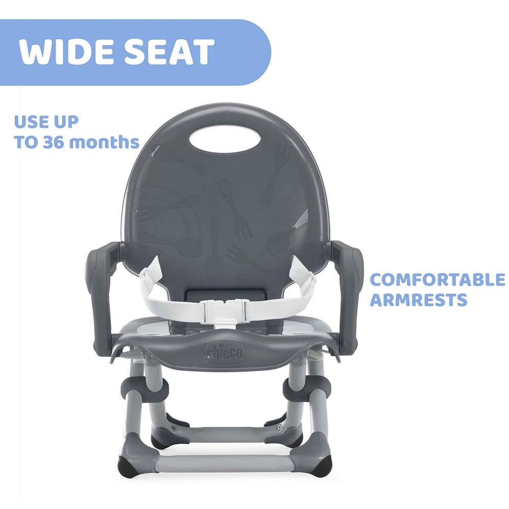 Chicco Pocket Snack Booster Seat Dunkelgrau