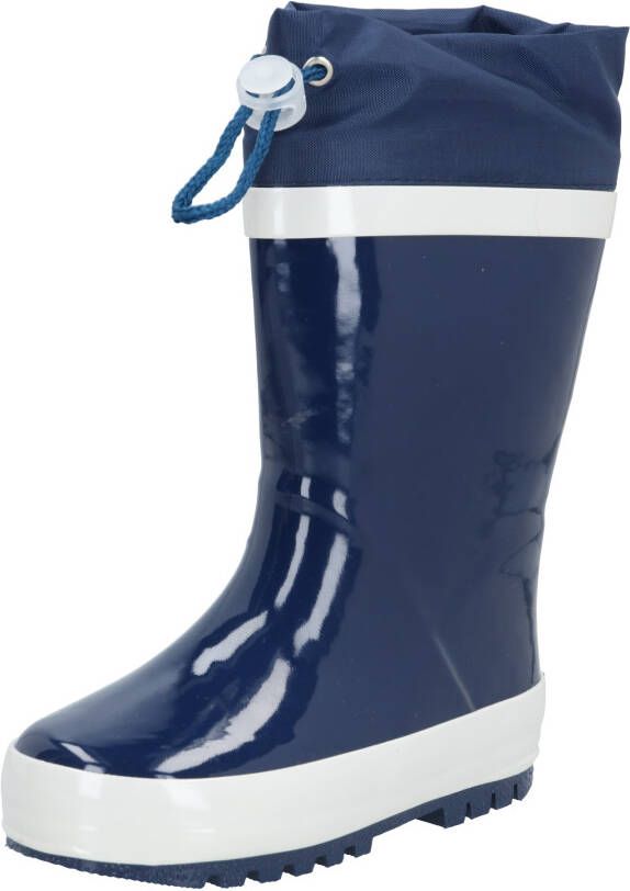 Playshoes Kid's Gummistiefel Basic Gefüttert Rubberlaarzen blauw