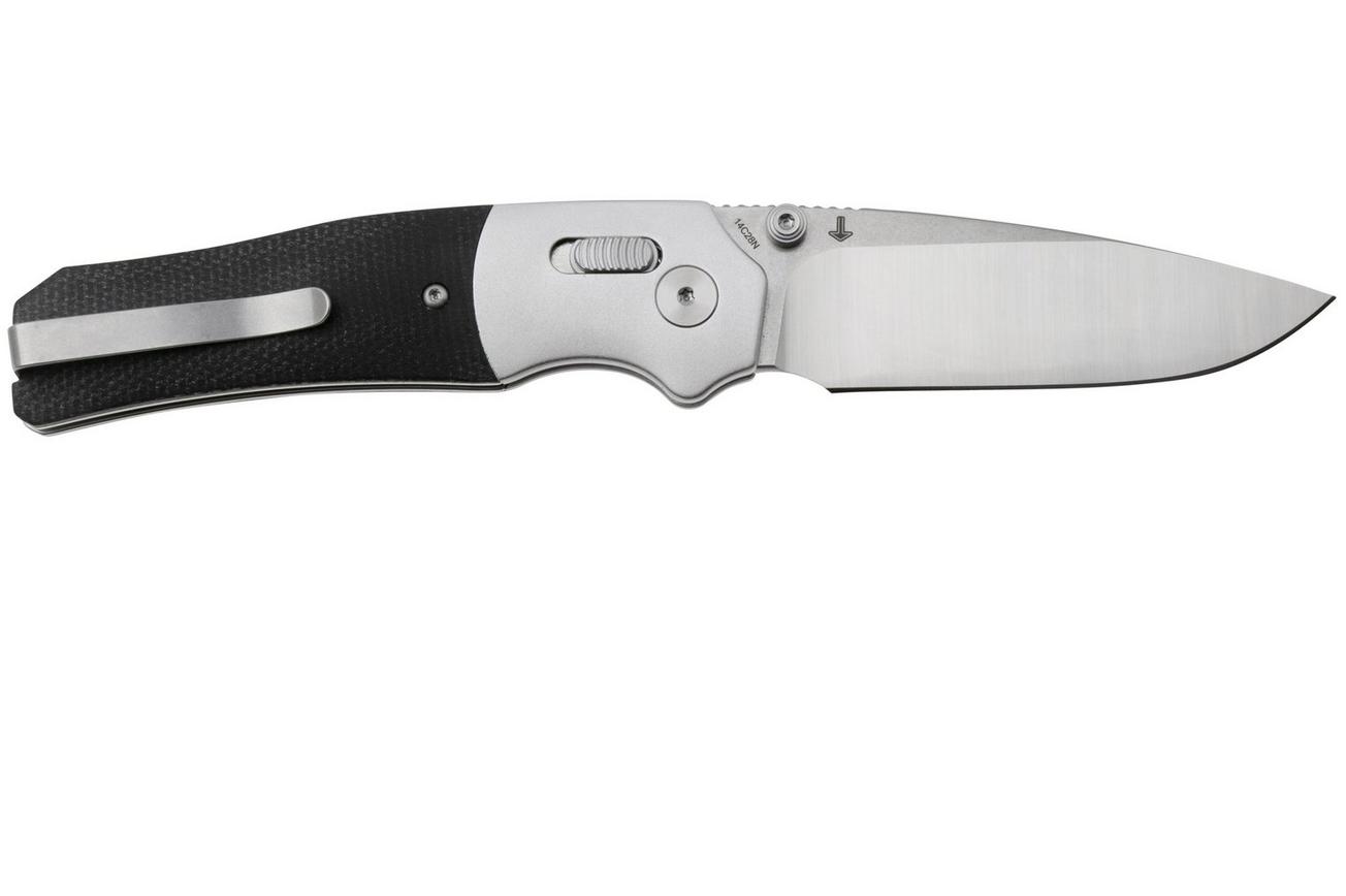 QSP Knife Vault QS157-A1 Stonewashed Black Micarta, zakmes, Jacob Lundquist Design