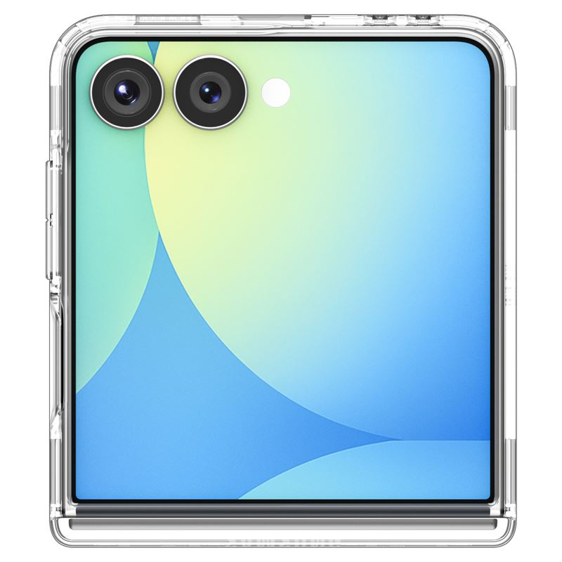 Samsung Galaxy Z Flip7 Ultra Hybrid Hülle TPU Bumper Acryl Rückseite Air Cushion Fallschutz MagSafe-Modul (ACS09559) - Transparent