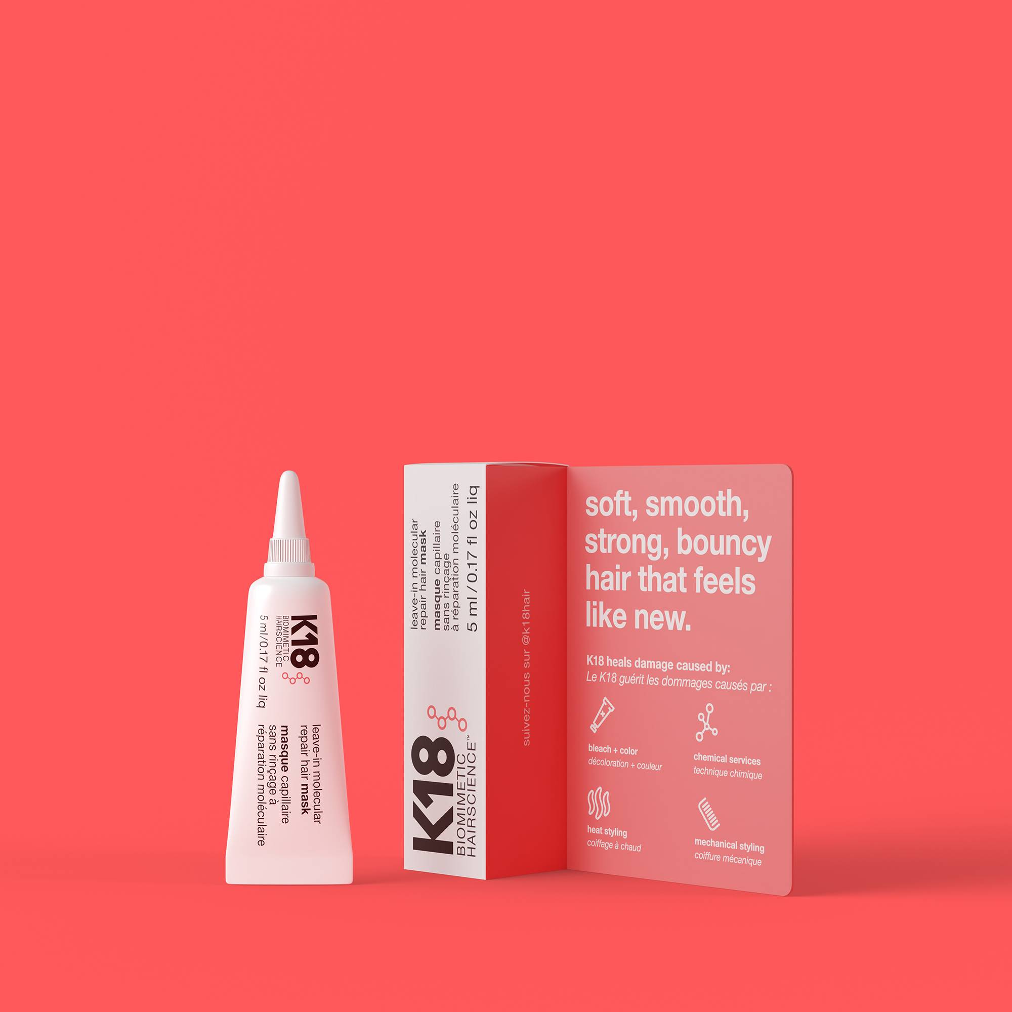Masque sans rinçage réparation moléculaire Hair Mask 1 dose / 5ml