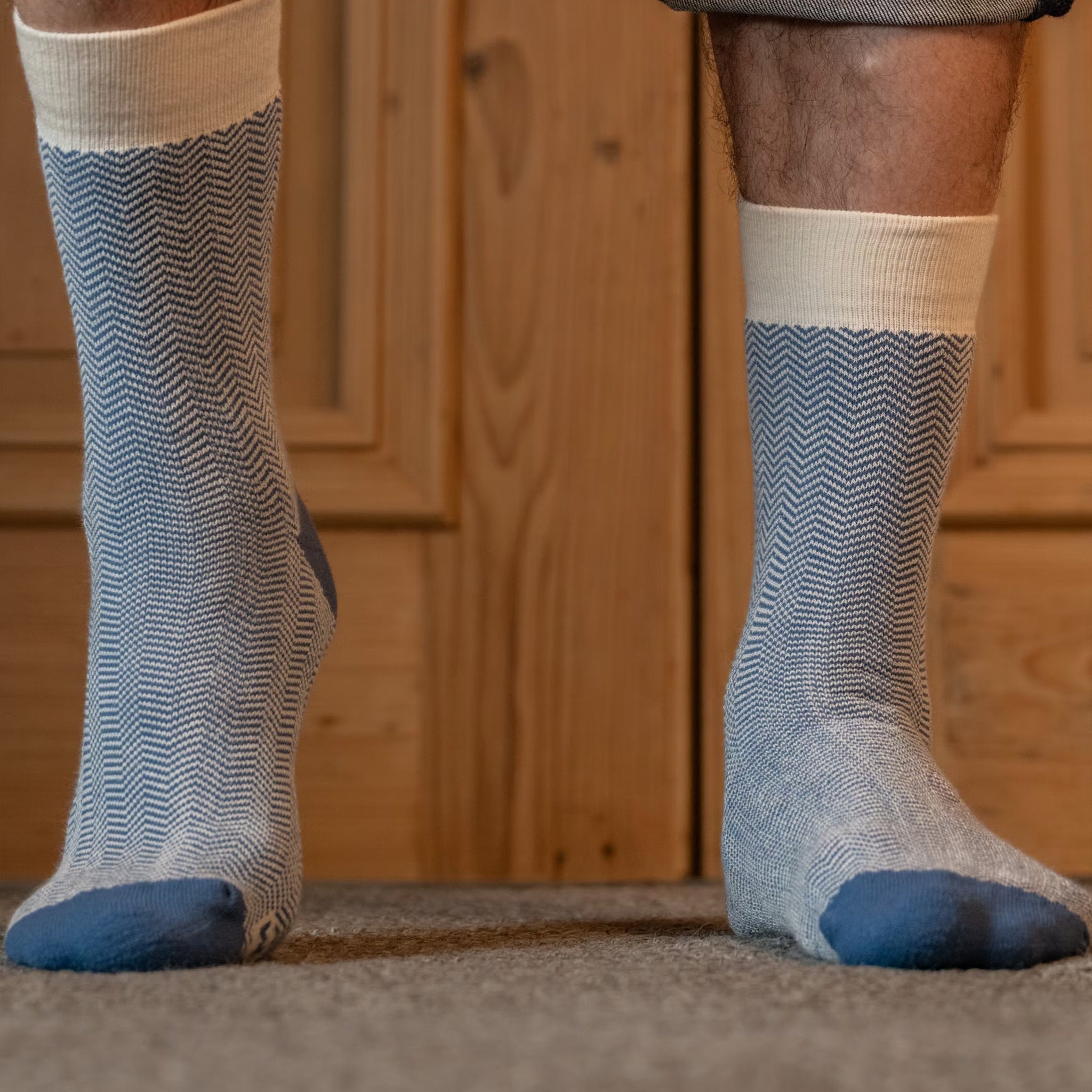 Frauen Socken Rea Cotton Blue Mirage