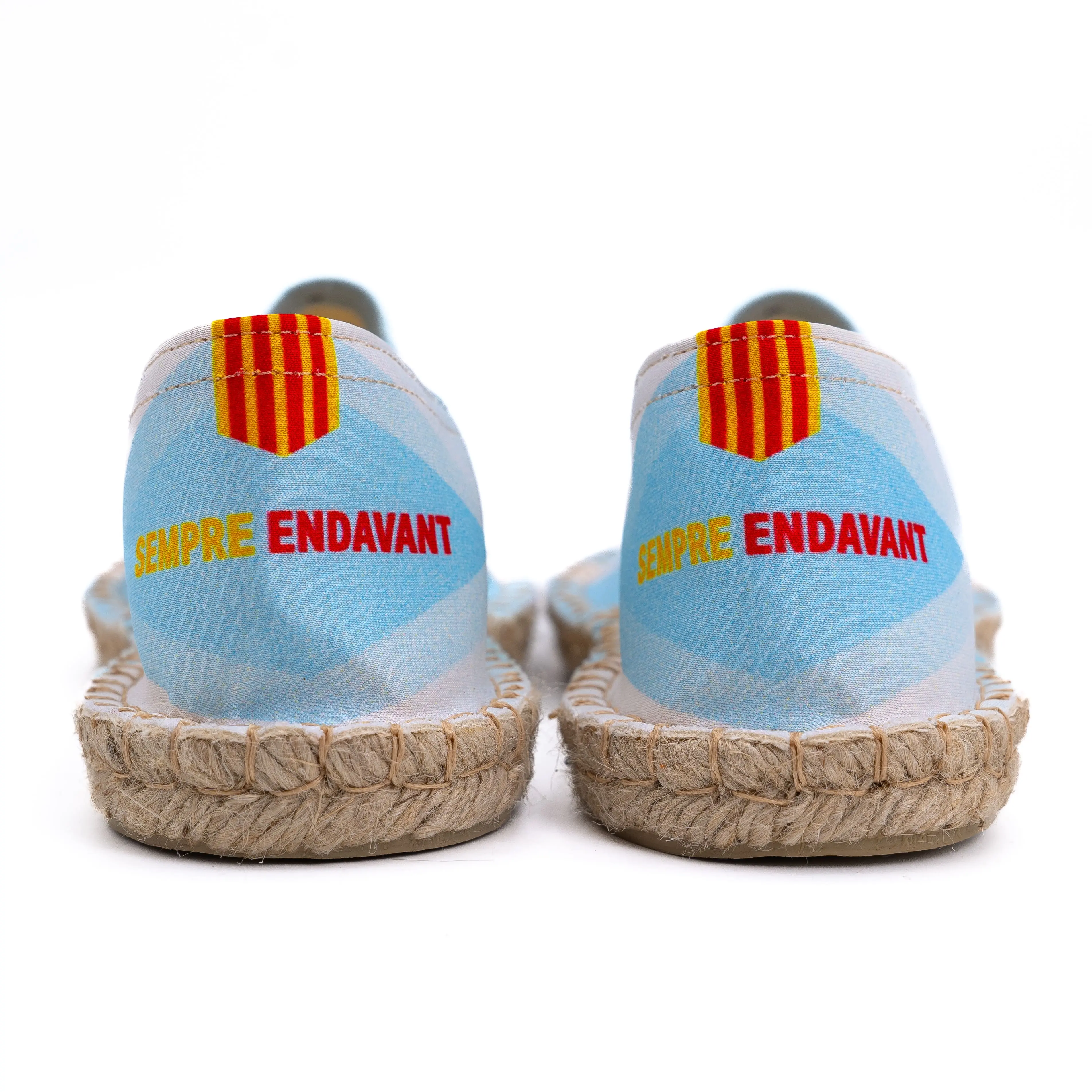 Espadrille USAP bleue et blanche