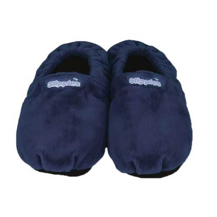 Warmies Slippies Schuhe Classic Größe 41 - 45 dunkelbl., 1 St