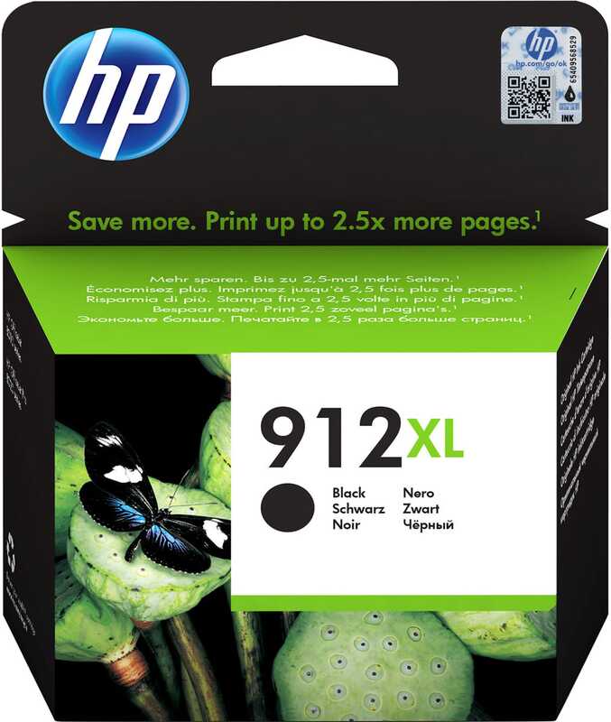 HP 912XL Tintenpatrone, schwarz