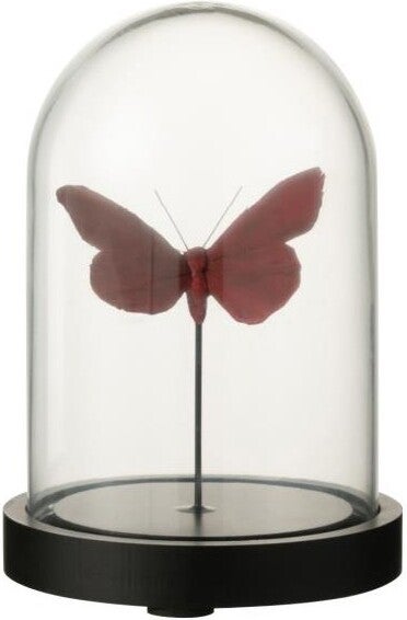J-Line stolp op voet transparant D 11,5 H 16 cm