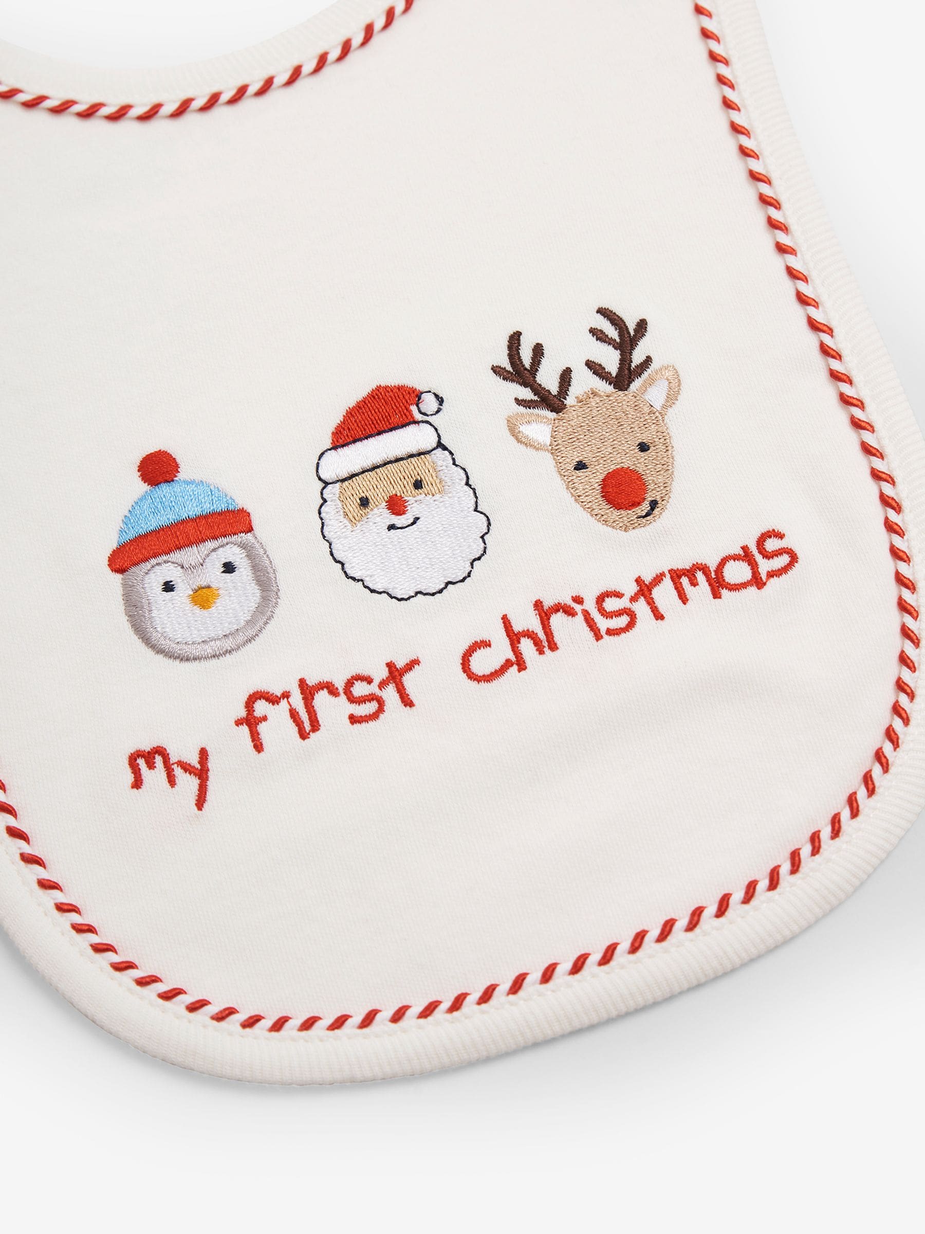 JoJo Maman Bébé - Mijn eerste kerstslabbetje