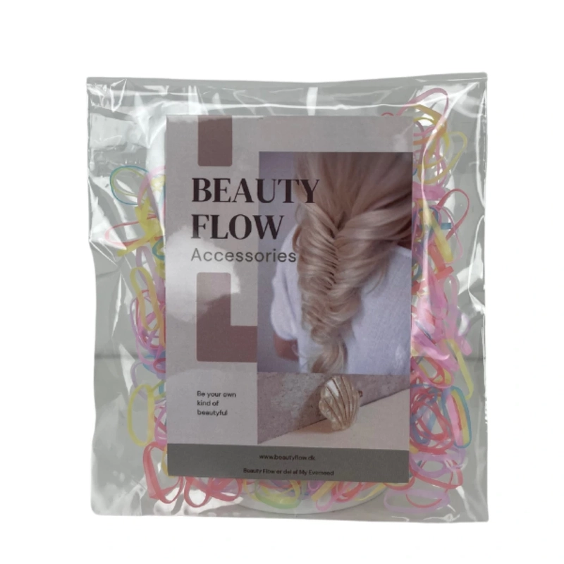 Beauty Flow Silicone Elastics 400 Pieces - Multi