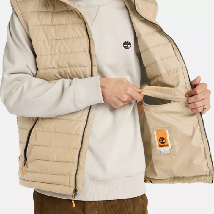 Gilet repliable Axis Peak pour homme en beige