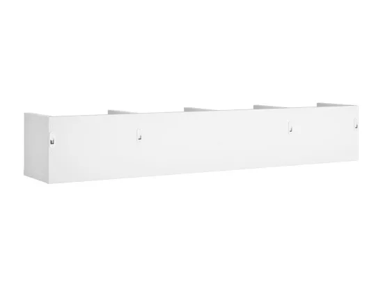 Armoires murales 2 pcs blanc 99x18x16,5 cm bois d'ingénierie