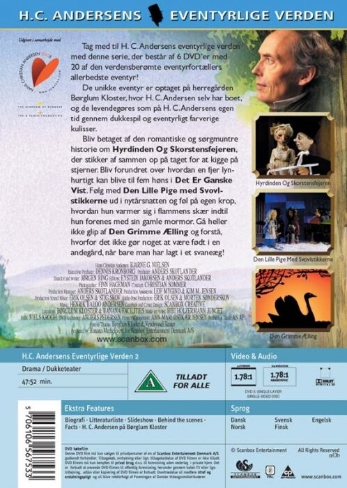 H.C. Andersens Eventyrlige Verden 2 - DVD