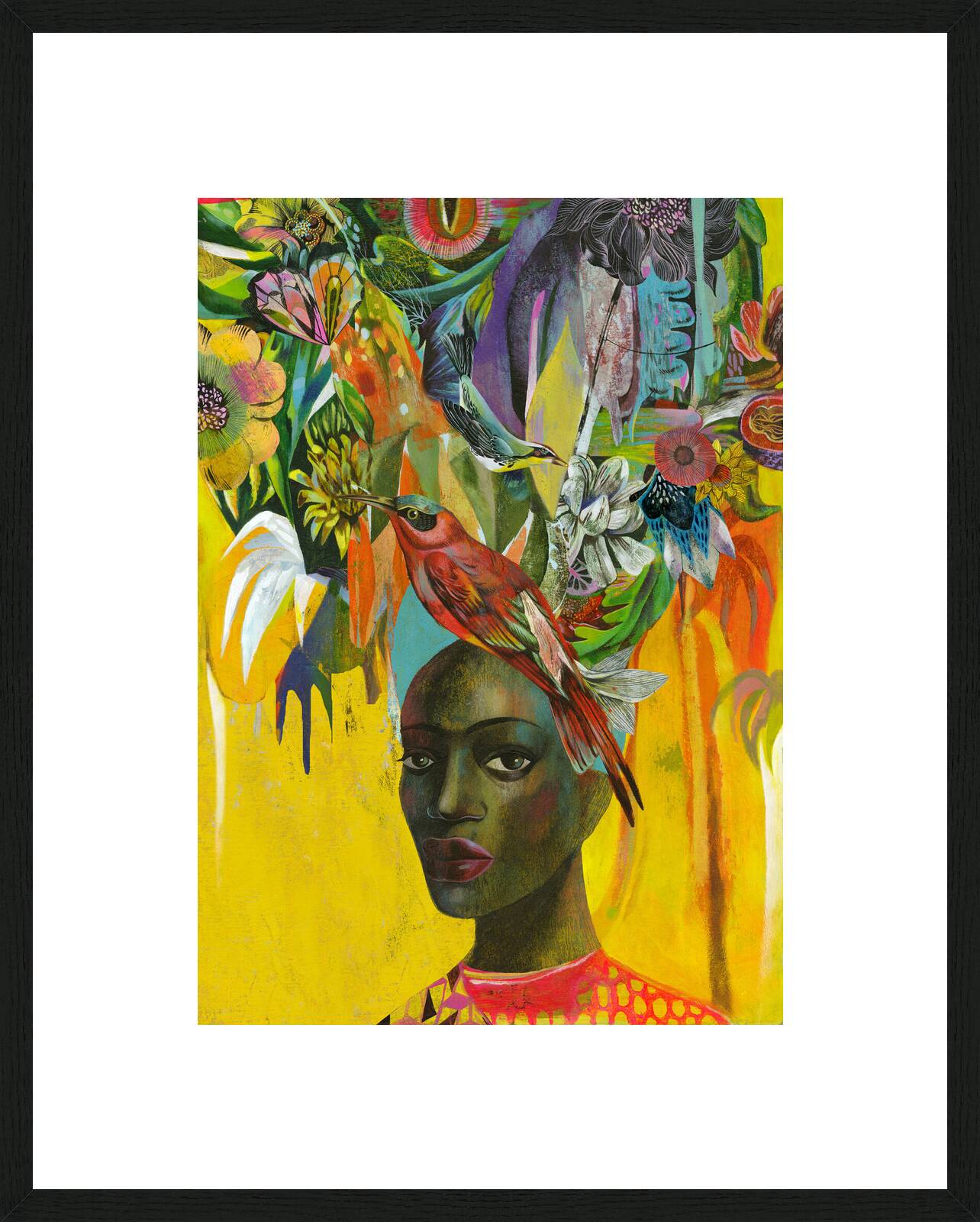 Antoinette Tropical by Olaf Hajek - Limited Edition. Edition of: 150. Signed.